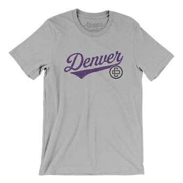Denver Vintage Script Men/Unisex T-Shirt-Allegiant Goods Co. Vintage Sports Apparel