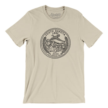 South Dakota State Quarter Men/Unisex T-Shirt-Allegiant Goods Co. Vintage Sports Apparel