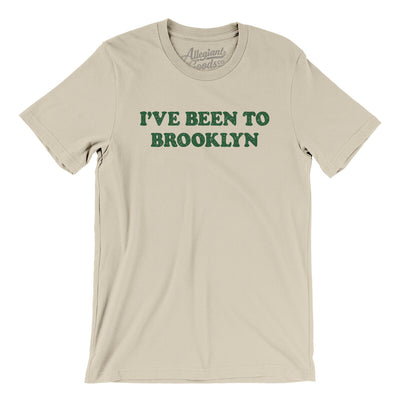 I've Been To Brooklyn Men/Unisex T-Shirt-Soft Cream-Allegiant Goods Co. Vintage Sports Apparel