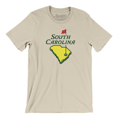 South Carolina Golf Men/Unisex T-Shirt-Soft Cream-Allegiant Goods Co. Vintage Sports Apparel