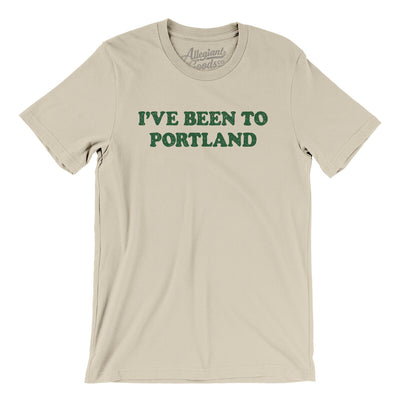 I've Been To Portland Men/Unisex T-Shirt-Soft Cream-Allegiant Goods Co. Vintage Sports Apparel