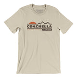 Coachella Mountain Sunset Men/Unisex T-Shirt-Soft Cream-Allegiant Goods Co. Vintage Sports Apparel