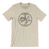 Delaware State Quarter Men/Unisex T-Shirt-Soft Cream-Allegiant Goods Co. Vintage Sports Apparel