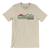 Alamogordo Mountain Sunset Men/Unisex T-Shirt-Soft Cream-Allegiant Goods Co. Vintage Sports Apparel