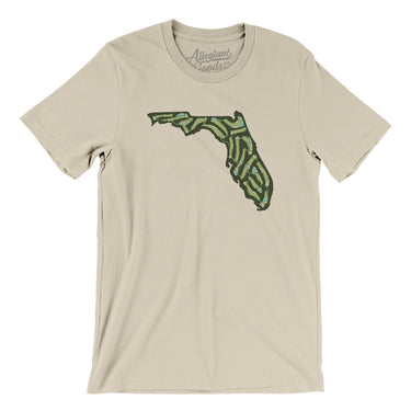 Florida Golf Course Men/Unisex T-Shirt-Soft Cream-Allegiant Goods Co. Vintage Sports Apparel