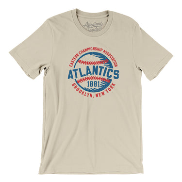 Brooklyn Atlantics Men/Unisex T-Shirt-Allegiant Goods Co. Vintage Sports Apparel