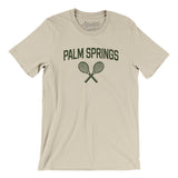 Palm Springs Tennis Men/Unisex T-Shirt-Soft Cream-Allegiant Goods Co. Vintage Sports Apparel