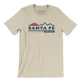 Santa Fe Mountain Sunset Men/Unisex T-Shirt-Soft Cream-Allegiant Goods Co. Vintage Sports Apparel