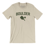 Boulder Pickleball Men/Unisex T-Shirt-Soft Cream-Allegiant Goods Co. Vintage Sports Apparel
