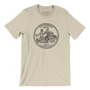 California State Quarter Men/Unisex T-Shirt-Soft Cream-Allegiant Goods Co. Vintage Sports Apparel