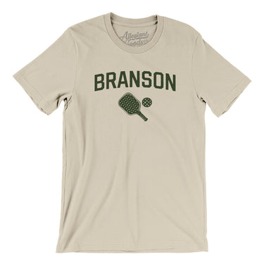Branson Pickleball Men/Unisex T-Shirt-Soft Cream-Allegiant Goods Co. Vintage Sports Apparel