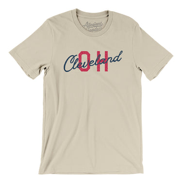 Cleveland Oh Overprinted Men/Unisex T-Shirt-Allegiant Goods Co. Vintage Sports Apparel