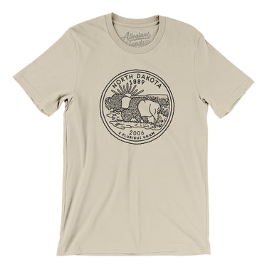 North Dakota State Quarter Men/Unisex T-Shirt-Allegiant Goods Co. Vintage Sports Apparel