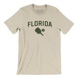 Florida Pickleball Men/Unisex T-Shirt-Soft Cream-Allegiant Goods Co. Vintage Sports Apparel