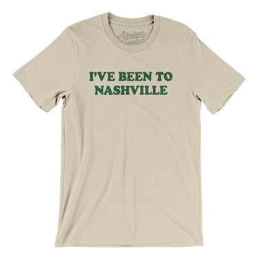I've Been To Nashville Men/Unisex T-Shirt-Allegiant Goods Co. Vintage Sports Apparel
