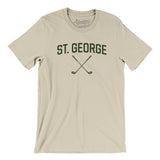 St. George Golf Men/Unisex T-Shirt-Soft Cream-Allegiant Goods Co. Vintage Sports Apparel
