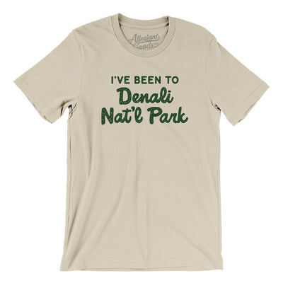 I've Been To Denali National Park Men/Unisex T-Shirt-Soft Cream-Allegiant Goods Co. Vintage Sports Apparel