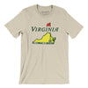 Virginia Golf Men/Unisex T-Shirt-Soft Cream-Allegiant Goods Co. Vintage Sports Apparel