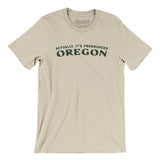 Actually It's Pronounced Oregon Men/Unisex T-Shirt-Soft Cream-Allegiant Goods Co. Vintage Sports Apparel