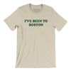 I've Been To Boston Men/Unisex T-Shirt-Soft Cream-Allegiant Goods Co. Vintage Sports Apparel