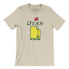 Utah Golf Men/Unisex T-Shirt-Soft Cream-Allegiant Goods Co. Vintage Sports Apparel