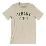 Albany Cycling Men/Unisex T-Shirt-Soft Cream-Allegiant Goods Co. Vintage Sports Apparel