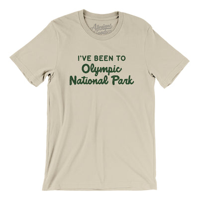 I've Been To Olympic National Park Men/Unisex T-Shirt-Soft Cream-Allegiant Goods Co. Vintage Sports Apparel