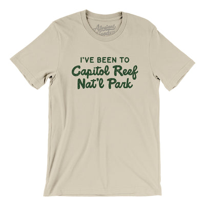 I've Been To Capitol Reef National Park Men/Unisex T-Shirt-Soft Cream-Allegiant Goods Co. Vintage Sports Apparel