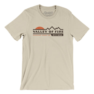 Valley Of Fire Sunset Men/Unisex T-Shirt-Soft Cream-Allegiant Goods Co. Vintage Sports Apparel