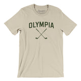 Olympia Golf Men/Unisex T-Shirt-Soft Cream-Allegiant Goods Co. Vintage Sports Apparel