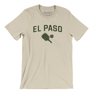 El Paso Pickleball Men/Unisex T-Shirt-Soft Cream-Allegiant Goods Co. Vintage Sports Apparel