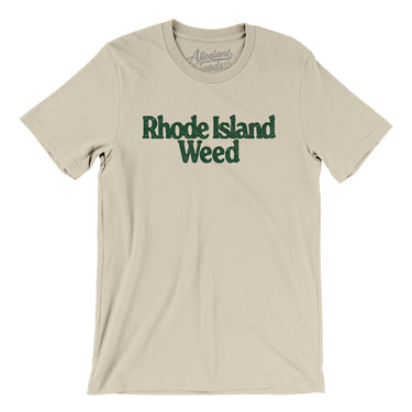 Rhode Island Weed Men/Unisex T-Shirt-Soft Cream-Allegiant Goods Co. Vintage Sports Apparel