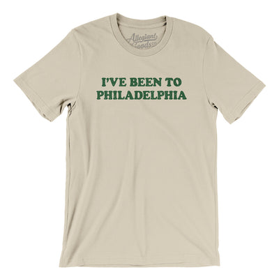 I've Been To Philadelphia Men/Unisex T-Shirt-Soft Cream-Allegiant Goods Co. Vintage Sports Apparel