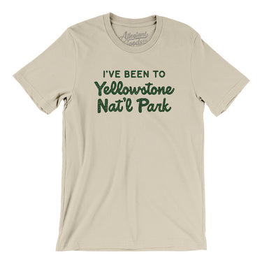 I've Been To Yellowstone National Park Men/Unisex T-Shirt-Allegiant Goods Co. Vintage Sports Apparel