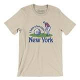 I Have A Tee Time In New York Men/Unisex T-Shirt-Soft Cream-Allegiant Goods Co. Vintage Sports Apparel
