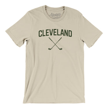 Cleveland Golf Men/Unisex T-Shirt-Soft Cream-Allegiant Goods Co. Vintage Sports Apparel
