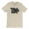 Iowa State Shape Text Men/Unisex T-Shirt-Soft Cream-Allegiant Goods Co. Vintage Sports Apparel