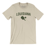 Louisiana Pickleball Men/Unisex T-Shirt-Soft Cream-Allegiant Goods Co. Vintage Sports Apparel