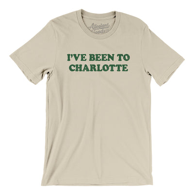 I've Been To Charlotte Men/Unisex T-Shirt-Soft Cream-Allegiant Goods Co. Vintage Sports Apparel