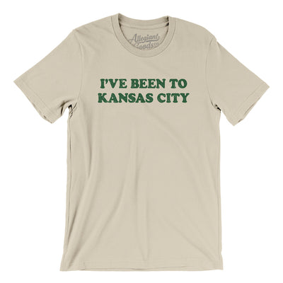 I've Been To Kansas City Men/Unisex T-Shirt-Soft Cream-Allegiant Goods Co. Vintage Sports Apparel