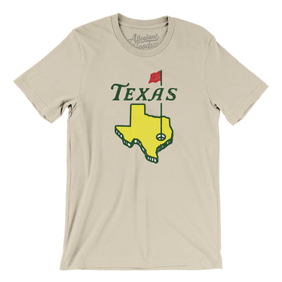 Texas Golf Men/Unisex T-Shirt-Soft Cream-Allegiant Goods Co. Vintage Sports Apparel