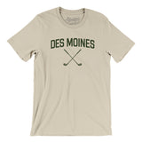Des Moines Golf Men/Unisex T-Shirt-Soft Cream-Allegiant Goods Co. Vintage Sports Apparel