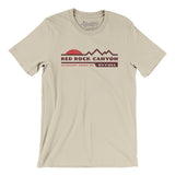 Red Rock Canyon Sunset Men/Unisex T-Shirt-Soft Cream-Allegiant Goods Co. Vintage Sports Apparel