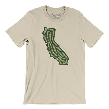 California Golf Course Men/Unisex T-Shirt-Soft Cream-Allegiant Goods Co. Vintage Sports Apparel