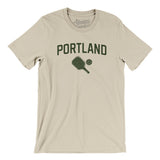 Portland Pickleball Men/Unisex T-Shirt-Soft Cream-Allegiant Goods Co. Vintage Sports Apparel