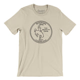 Wyoming State Quarter Men/Unisex T-Shirt-Allegiant Goods Co. Vintage Sports Apparel