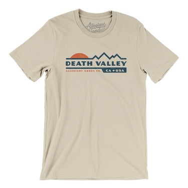 Death Valley Sunset Men/Unisex T-Shirt-Soft Cream-Allegiant Goods Co. Vintage Sports Apparel
