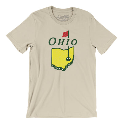Ohio Golf Men/Unisex T-Shirt-Soft Cream-Allegiant Goods Co. Vintage Sports Apparel