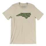 North Carolina Golf Course Men/Unisex T-Shirt-Soft Cream-Allegiant Goods Co. Vintage Sports Apparel