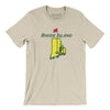 Rhode Island Golf Men/Unisex T-Shirt-Soft Cream-Allegiant Goods Co. Vintage Sports Apparel